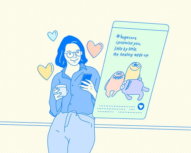Gen Zen: Frequent doses of positive content can be comforting, but does such 'hopecore' really improve one's mental health?