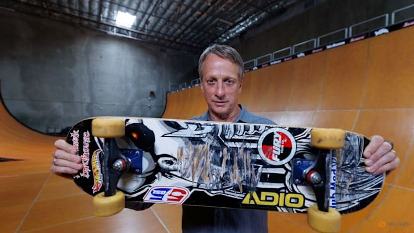 Skateboarding-Hawk's 1999 '900' board fetches $1.15 million at auction