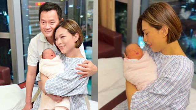 “初为人母，请多指教”　 42岁港星朱慧敏女儿提前出世