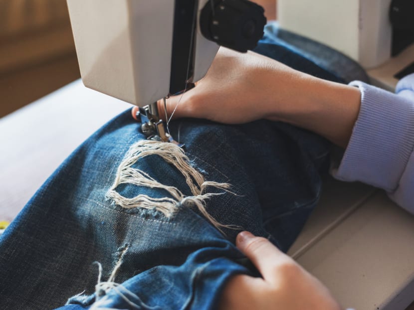 This denim alteration specialist in Singapore brings vintage, ill-fitting and torn jeans back to life