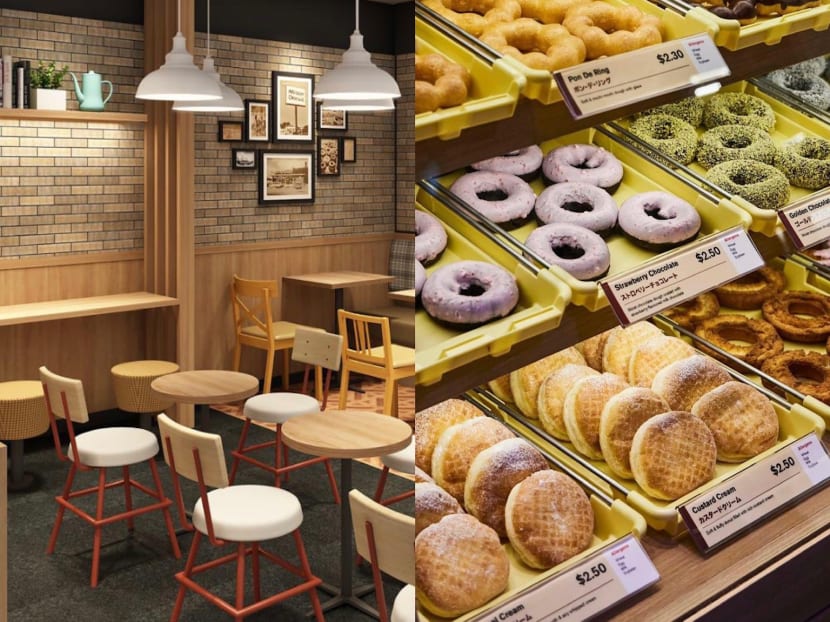 Mister Donut's new outlet at Velocity @ Novena Square will have dine-in area