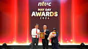 Foreign Affairs Minister Vivian Balakrishnan receives top May Day award from NTUC