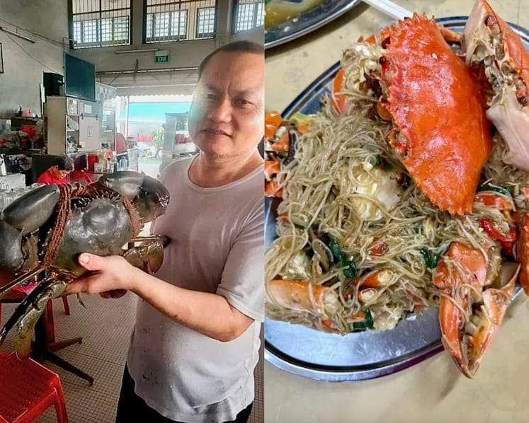 This Sin Huat Eating House hawker has strict rules for ordering his famous crab bee hoon