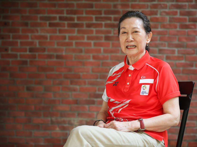 Jane Choo, the second oldest player for Asian games contract bridge and the oldest for Singapore.