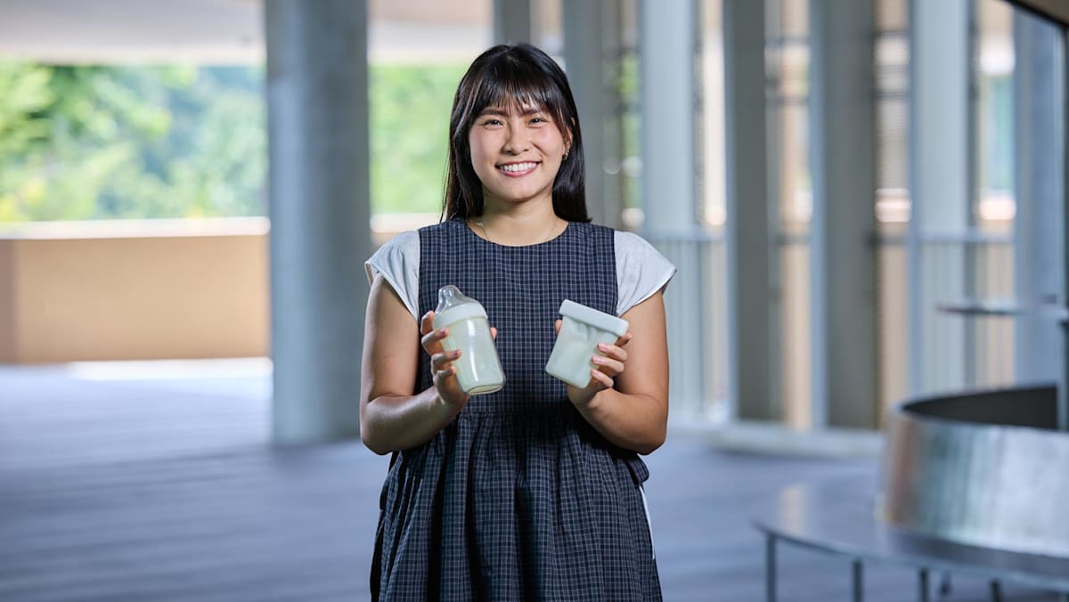 Her sister struggled with feeding breast milk on the go – so this 23-year-old invented a better way