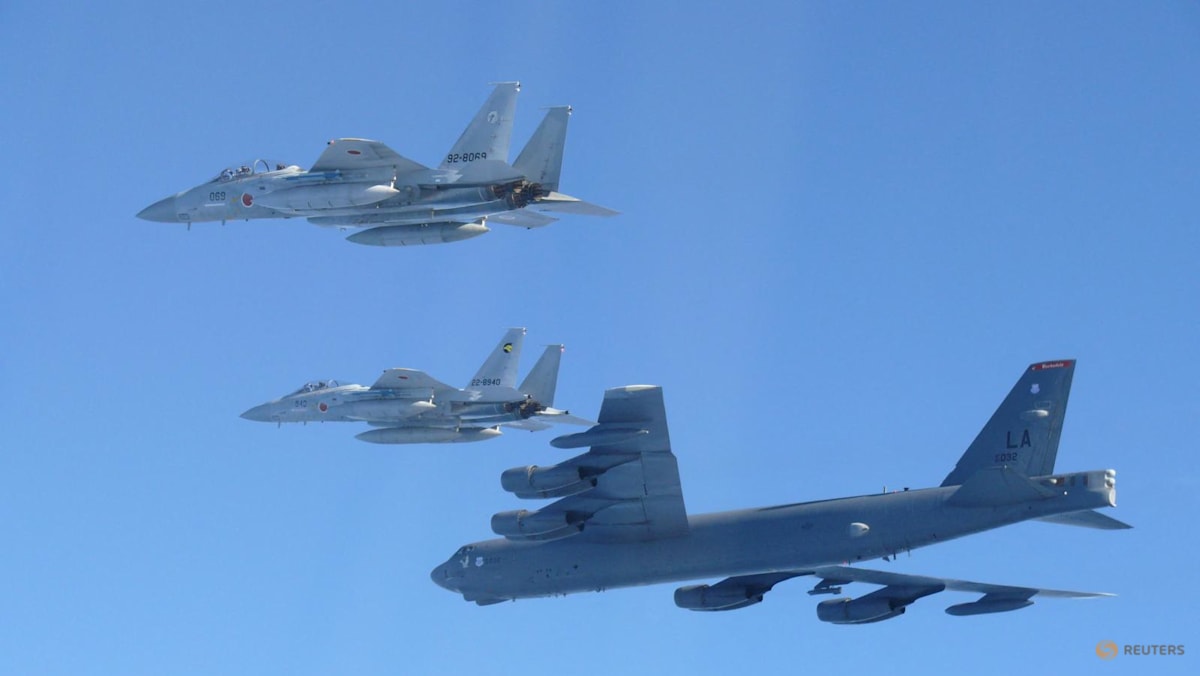 US bombers join Japanese jets in show of force after China-Russia drills, Tokyo says US bombers join Japanese jets in show of force after China-Russia drills, Tokyo says
