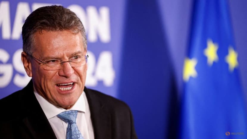 China, EU discuss 'level playing field' on trade, EU's Sefcovic says