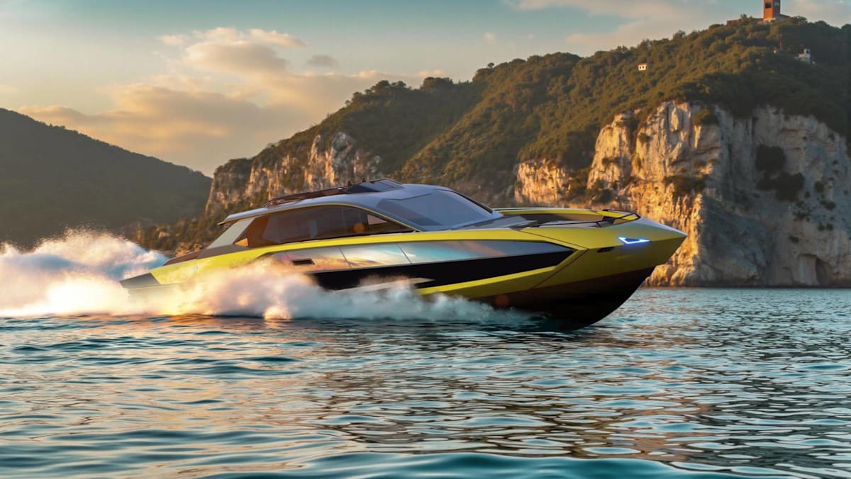 Lamborghini unveils its second yacht inspired by its latest limited edition supercar