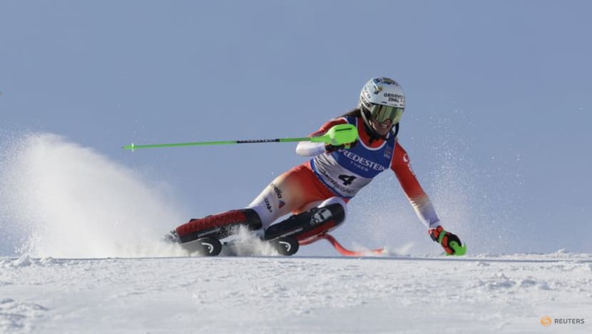 Alpine skiing-Rast wins slalom gold as Shiffrin misses out