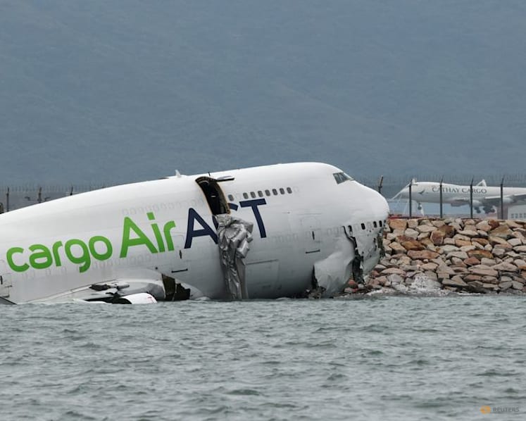 Cargo plane engine accelerated before fatal Hong Kong crash, investigators say