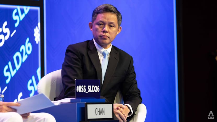 Watch: Singapore Defence Minister Chan Chun Sing speaks at Shangri-La Dialogue on security partnerships