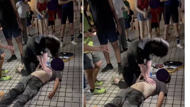 男子裕廊湖花园昏倒 两公众轮流做心肺复苏