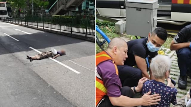 老妇横躺马路中央 新捷运员工挺身相助获赞