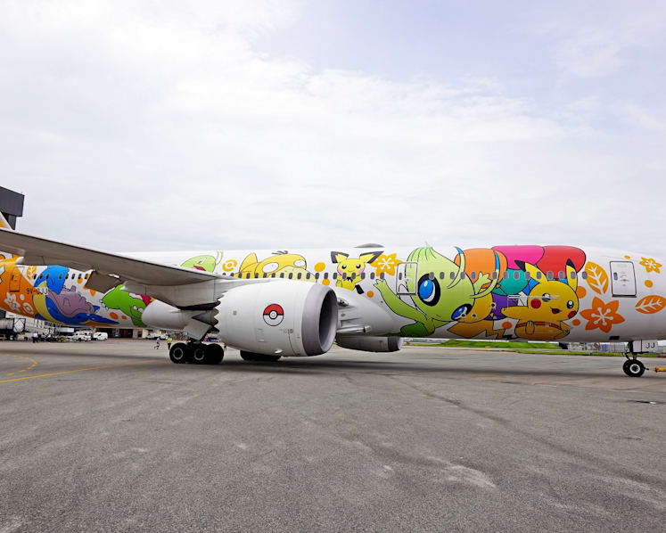 Take flight with Pikachu and friends on the new Pokemon-themed