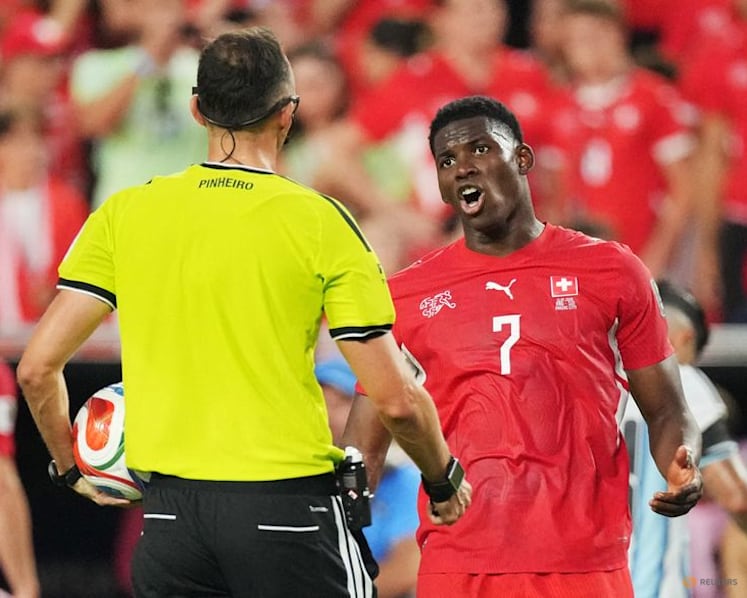 Embolo's sending-off in World Cup quarter-final against Argentina was wrong, IFAB says