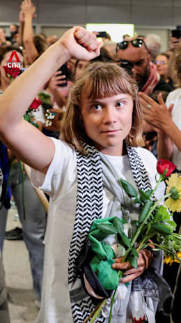 Activist Greta Thunberg lands in Greece with expelled Global Sumud Flotilla campaigners