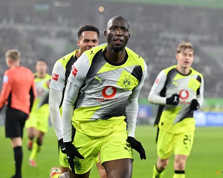 Dortmund's late winner keeps up pressure on leaders Bayern