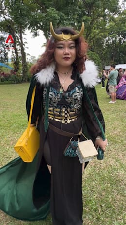 Fairies and knights at Ren Faire SG in Fort Canning Park