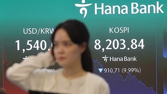 韩国股市一度暴跌近10% 触发熔断机制