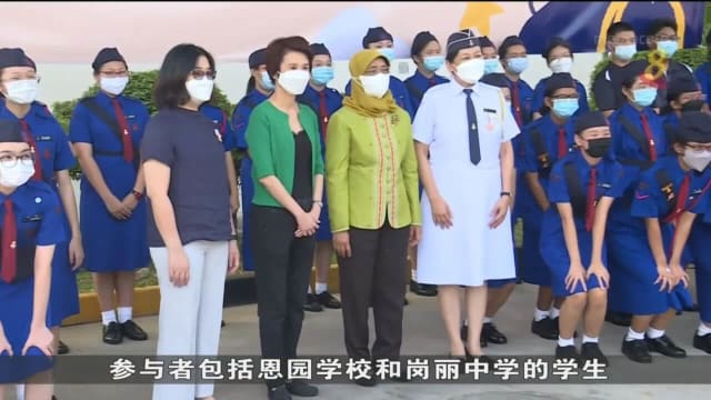 女少年旅与社会组织合作 派发用品给3000名弱势国人