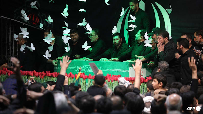Supreme leader's body arrives at Tehran religious complex for funeral