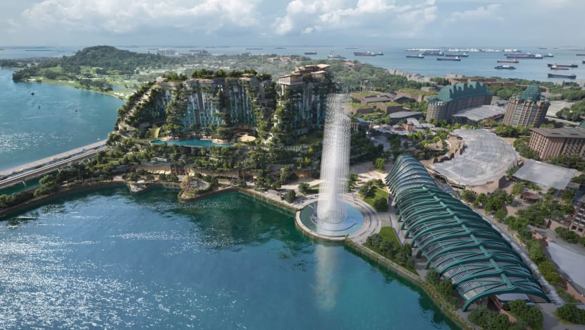 RWS waterfront development set to open by 2030; to feature 88m-tall sculpture, 'mountain' trail RWS waterfront development set to open by 2030; to feature 88m-tall sculpture, 'mountain' trail