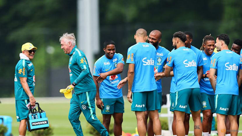 Neymar still absent from Brazil training as squad celebrate Ancelotti's birthday