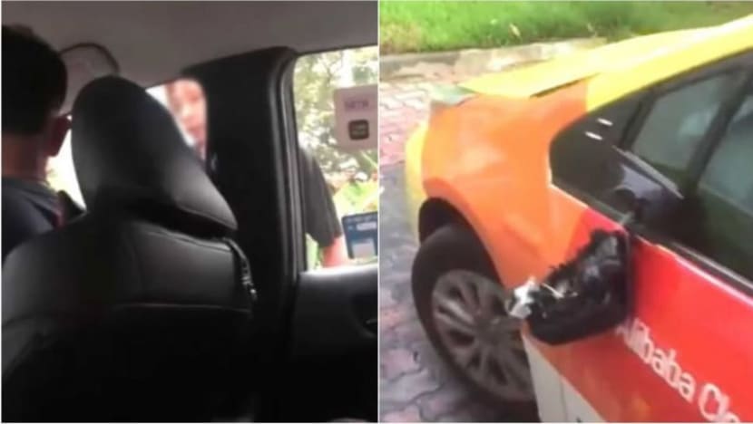 Lelaki diberkas hentak teksi guna topi keledar sekalipun bayi di dalamnya