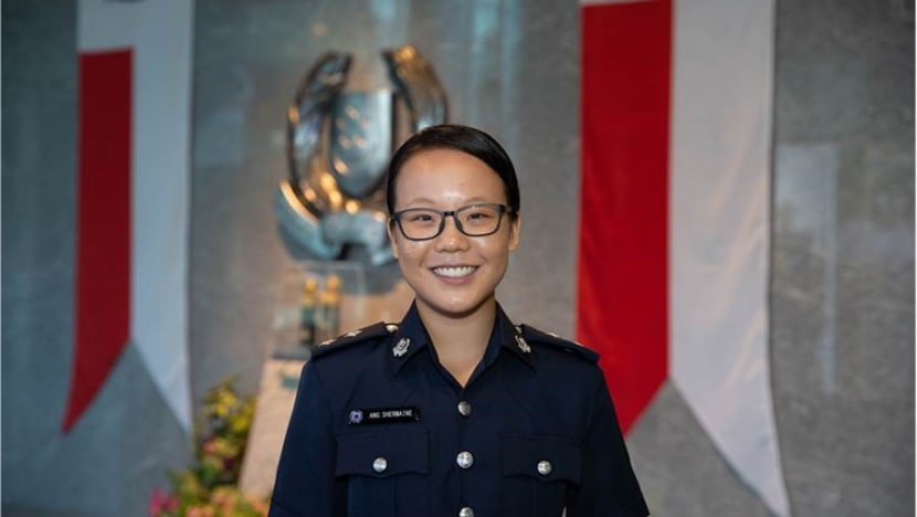 Once the only female in her platoon, now the first woman to receive top police scholarship