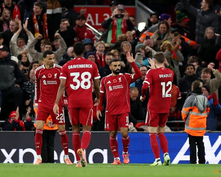 Salah scores 250th goal as Liverpool beat Aston Villa 2-0 to end woeful run