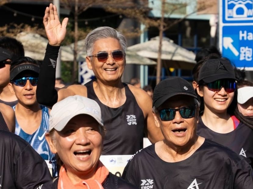 Chow Yun Fat, 70, completes 10km run at Hong Kong Marathon to God Of Gamblers theme song