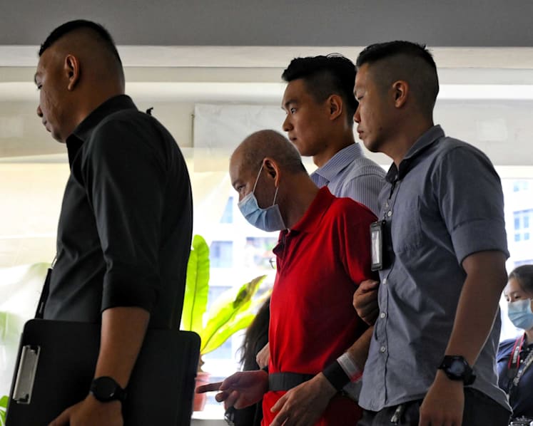 Yishun noise dispute: 66-year-old murder suspect taken to crime