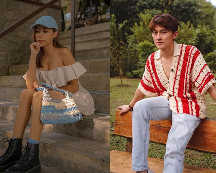 Celebrity couple Edwin Goh and Rachel Wan just started a crochet line and they've sold out all handmade items