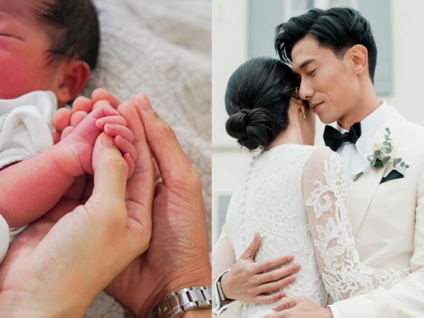 Actor Desmond Tan welcomes first baby, says army training helped prepare him for the delivery room
