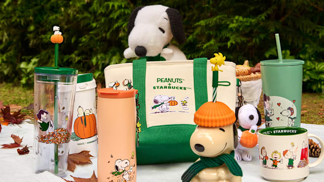 Snoopy带着南瓜出场！Starbucks x Peanuts万圣节联名太萌了！