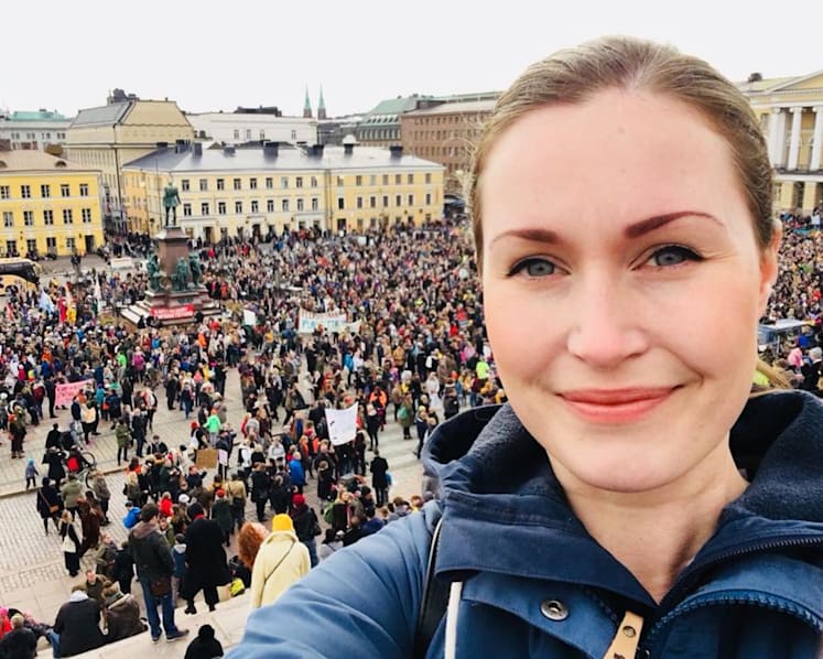 Sanna Marin — a 34-year-old woman who is about to become the world's youngest prime minister