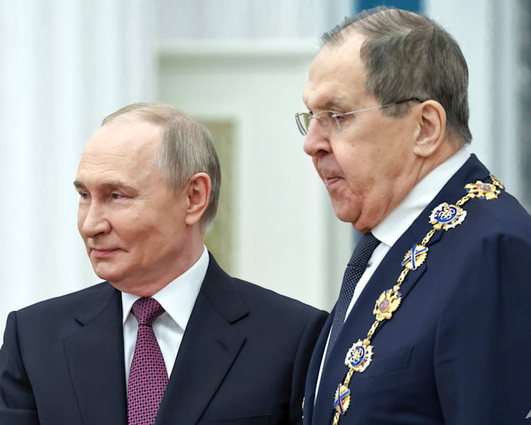 Kremlin dismisses speculation that Lavrov has fallen out of favour with Putin