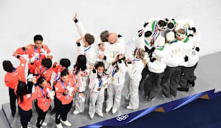 Figure Skating-Milano Cortina organisers apologise for medal podium surface mishap