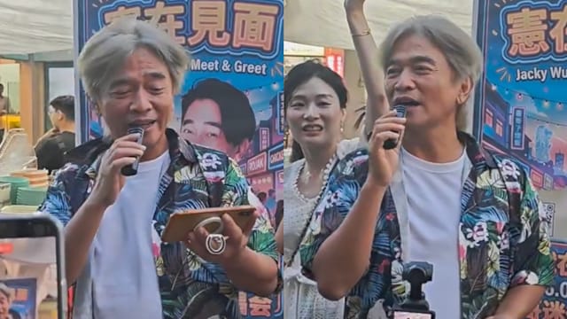 吴宗宪惊喜现身金文泰夜市，粉丝到场支持！