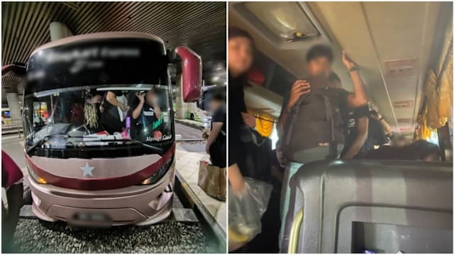 长巴新山关卡私载客收费 司机遭执法员当场扣留