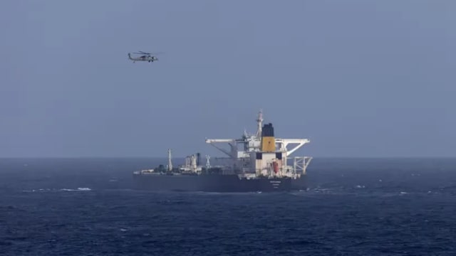 美海岸警卫队在委内瑞拉附近海域 拦截受制裁油轮