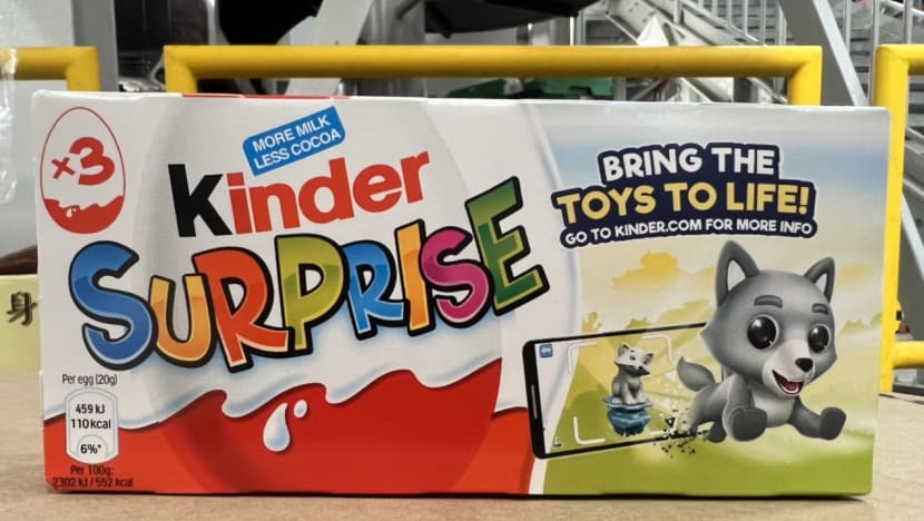 Kinder Surprise chocolate from Belgium recalled due to possible presence of salmonella: SFA