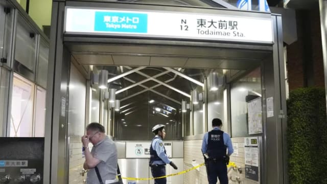 日本东京地铁站发生砍人事件 两人受伤