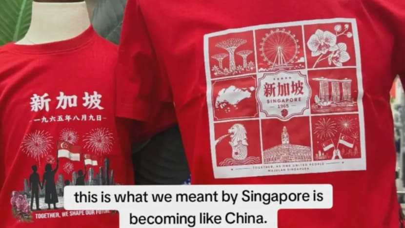 "Words Are In English And Chinese Only": National Day T-Shirts Featuring Mostly Mandarin Text Spark Debate Online