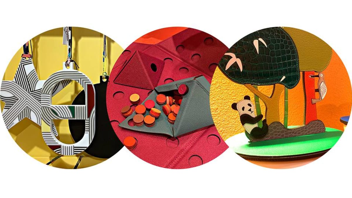 Now in Singapore: Hermes's playful objects upcycled from leftover