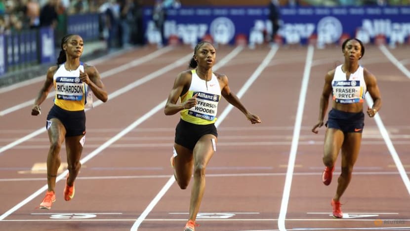 Jefferson-Wooden crushes 100m field again in Brussels
