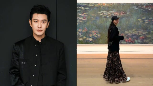 前夫黄晓明有新欢　Angelababy“一人看画展”惹人怜