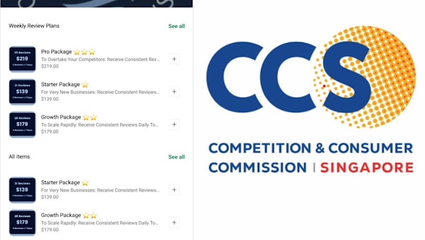 Around 100 businesses caught buying fake reviews in largest probe by Singapore's competition watchdog