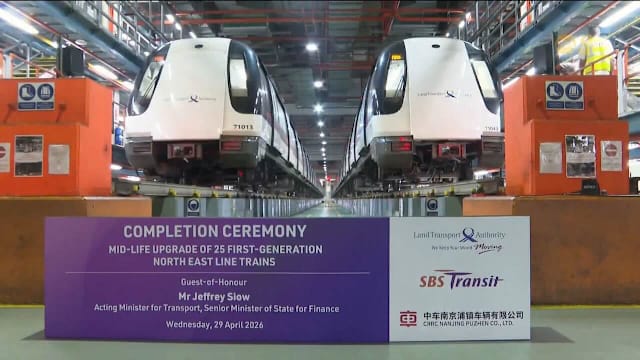 地铁东北线首代列车全面翻新完成 提供顺畅和舒适的出行体验