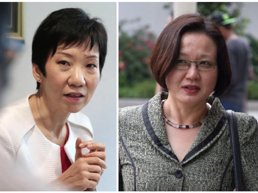 Leader of the House Grace Fu (left) on Tuesday (March 6) called on Aljunied GRC Member of Parliament Sylvia Lim to apologise, reiterating that the Workers' Party chairman’s allegation was without basis. TODAY file photos Leader of the House Grace Fu (left) on Tuesday (March 6) called on Aljunied GRC Member of Parliament Sylvia Lim to apologise, reiterating that the Workers' Party chairman’s allegation was without basis. TODAY file photos